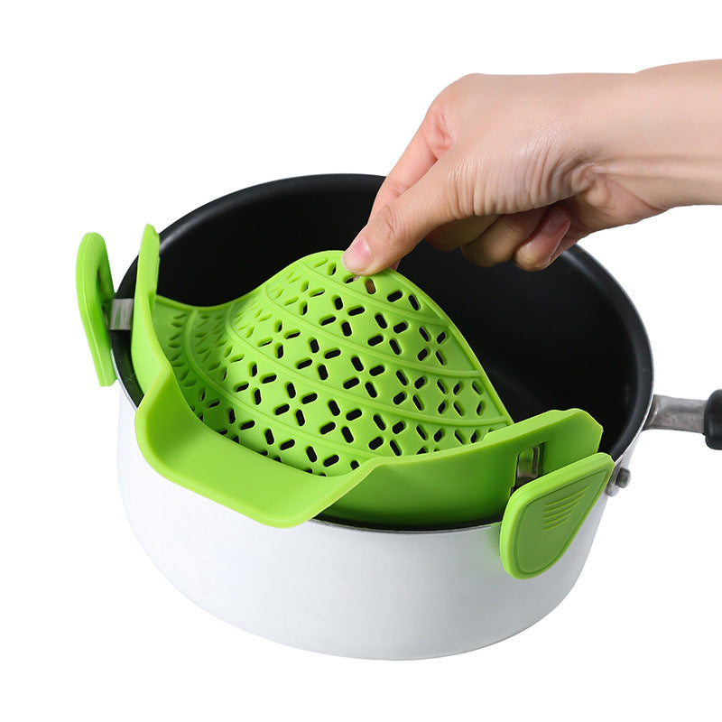 Heat-Resistant Silicone Pot Drain Stopper – Spill-Proof Kitchen Essential
