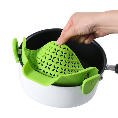 Heat-Resistant Silicone Pot Drain Stopper – Spill-Proof Kitchen Essential