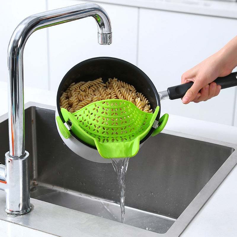 Heat-Resistant Silicone Pot Drain Stopper – Spill-Proof Kitchen Essential