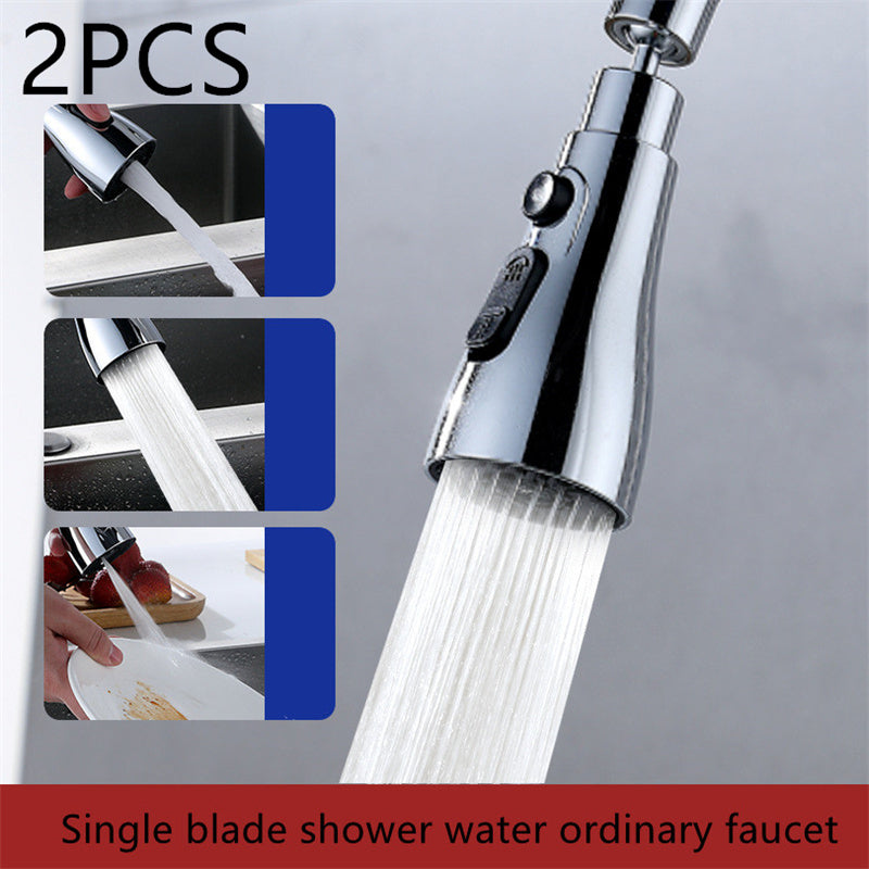 Universal 360° Rotating Faucet Sprayer – Anti-Splash Water Saving Tap Nozzle Adapter for Kitchen & Bathroom Sink