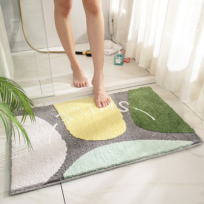 Ultra Absorbent Bathroom Floor Mat – Non Slip Quick Dry Bath Rug for Shower & Tub