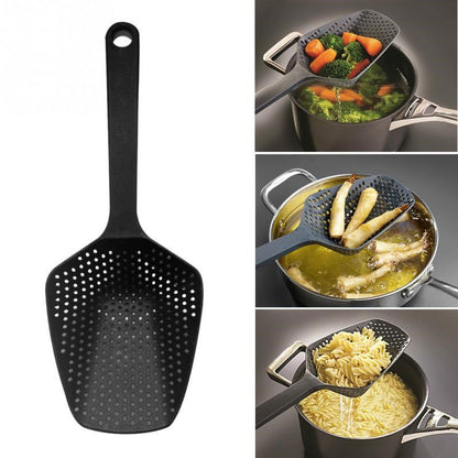 Nylon Strainer Large Scoop Colander | Heat-Resistant Soup Spoon Filter for Cooking & Frying