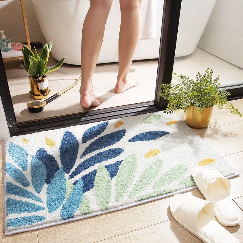 Ultra Absorbent Bathroom Floor Mat – Non Slip Quick Dry Bath Rug for Shower & Tub
