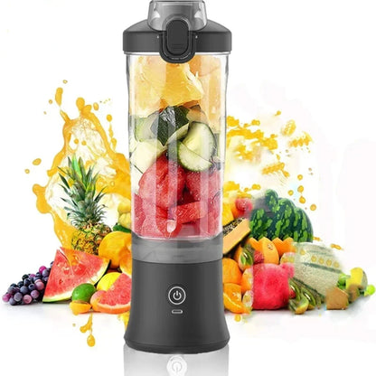 Portable 600ML Electric Blender – USB Rechargeable Personal Juicer & Smoothie Maker | Kitchen Gadget