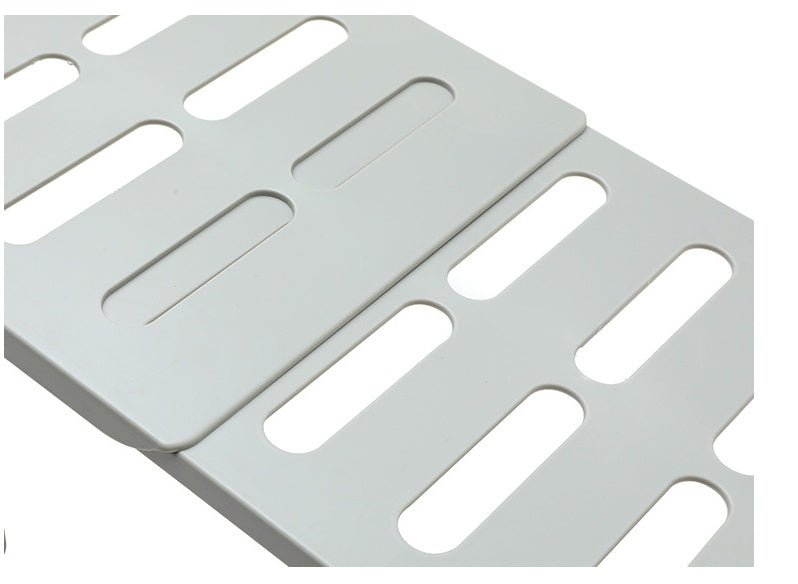 Telescopic Kitchen Rack Adjustable Storage Shelf – Expandable Kitchen Supplies Organizer for Sink & Counter