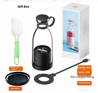 350ML Portable Electric Juicer Blender – USB Rechargeable Mini Smoothie Maker for Home & Travel