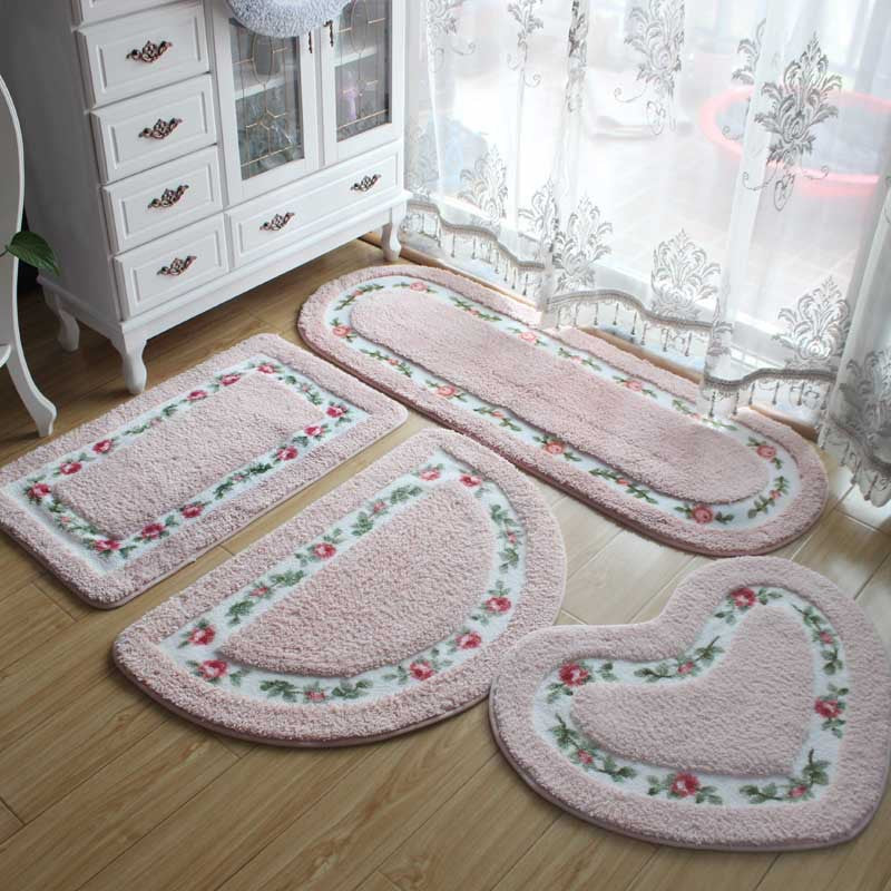 Non-Slip Bathroom Door Mat – Soft Absorbent Household Floor Mat for Shower, Entrance & Kitchen