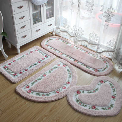 Non-Slip Bathroom Door Mat – Soft Absorbent Household Floor Mat for Shower, Entrance & Kitchen