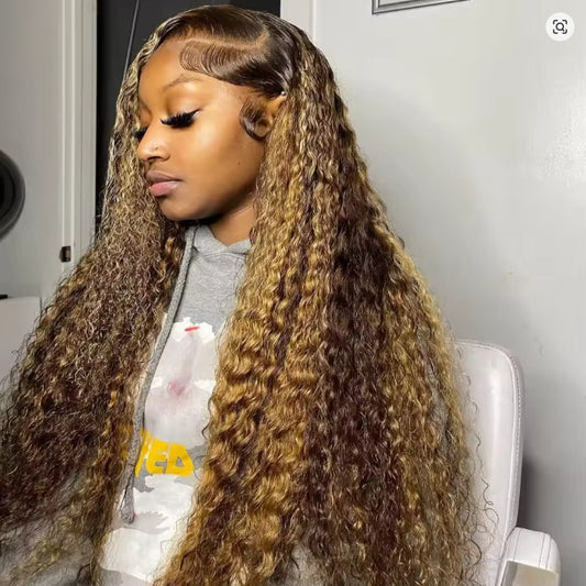 Fashionable Piano-Color Front Lace Wigs