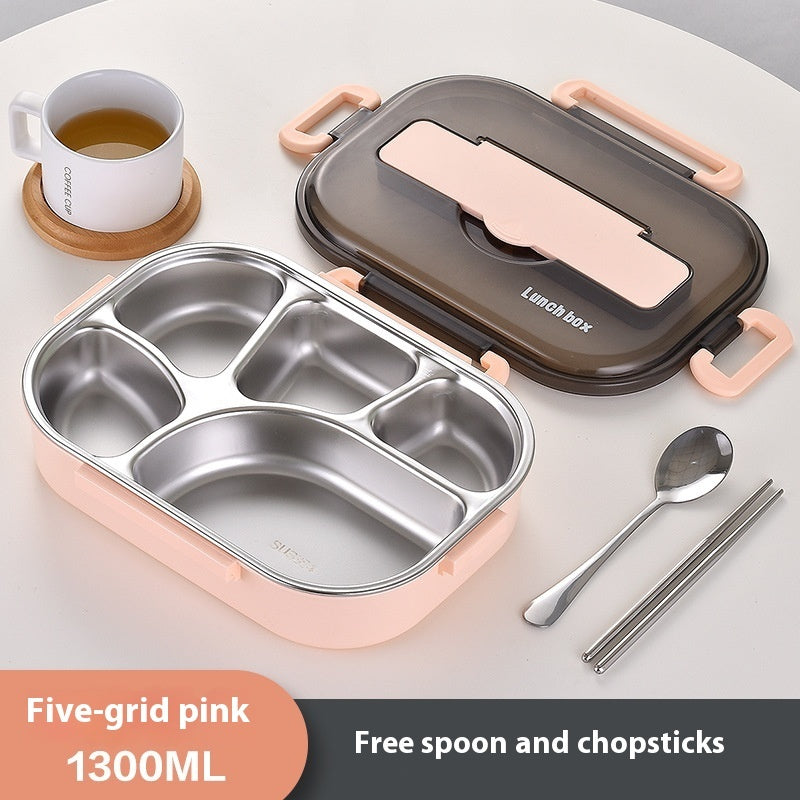 304 Stainless Steel Insulated Lunch Box Bento Box | Leakproof Food Container for Office, School & Travel