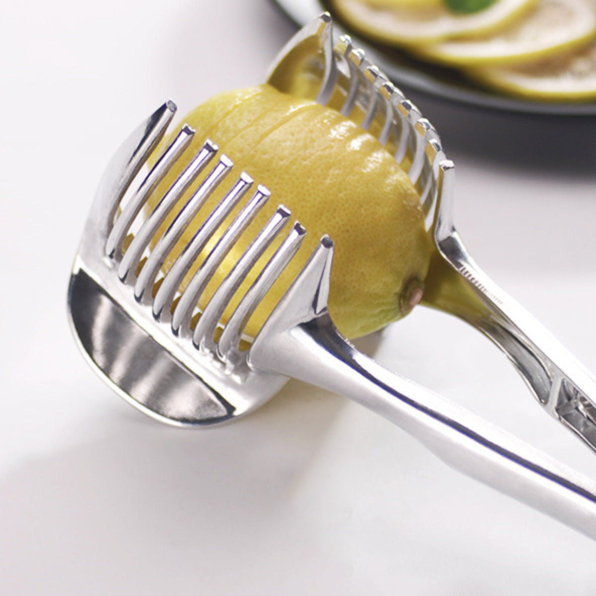 Lemon Slicer & Zester – Multifunctional Kitchen Gadget for Easy Citrus Cutting