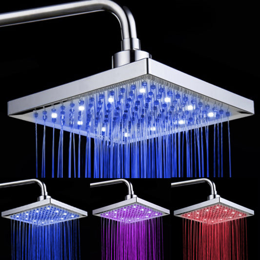 LED Color Changing Shower Head – Luminous Water Powered Bathroom Rain Shower