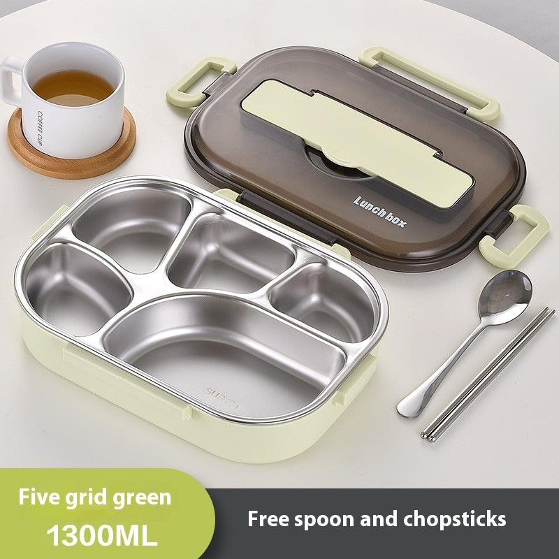 304 Stainless Steel Insulated Lunch Box Bento Box | Leakproof Food Container for Office, School & Travel