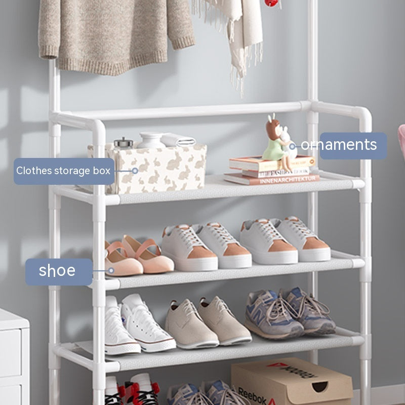 Household Minimalist Multi-Functional Floor Shoe Rack – Simple Combination Storage Organizer
