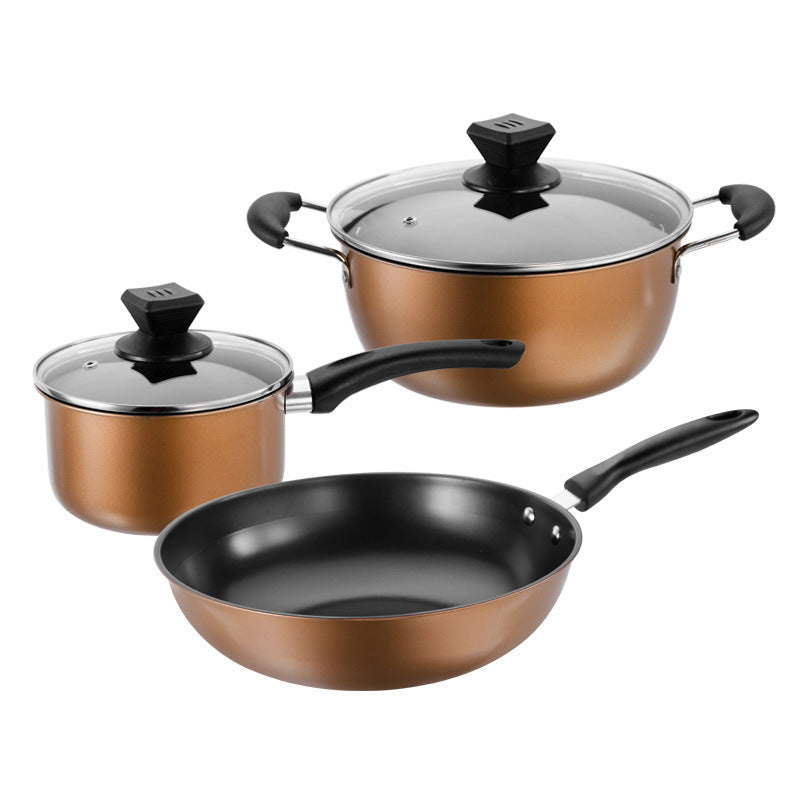 “Complete Non-Stick Kitchen Cookware Pot Set | Multi-Size Cooking Pots for Everyday Home Cooking”