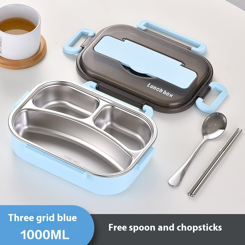 304 Stainless Steel Insulated Lunch Box Bento Box | Leakproof Food Container for Office, School & Travel