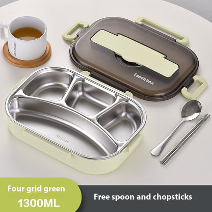 304 Stainless Steel Insulated Lunch Box Bento Box | Leakproof Food Container for Office, School & Travel