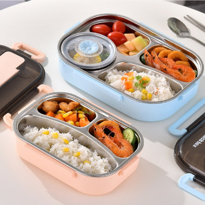 304 Stainless Steel Insulated Lunch Box Bento Box | Leakproof Food Container for Office, School & Travel