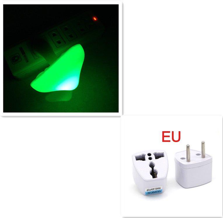LED Mushroom Night Light Wall Socket Lamp | Light Control Sensor Warm White Bedroom Night Lamp (EU/US Plug)