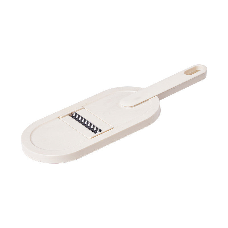 “Multifunction Vegetable Cutter & Slicer with Drain Basket and Cleaning Brush | Portable Manual Chopper for Kitchen”