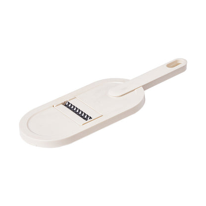 “Multifunction Vegetable Cutter & Slicer with Drain Basket and Cleaning Brush | Portable Manual Chopper for Kitchen”