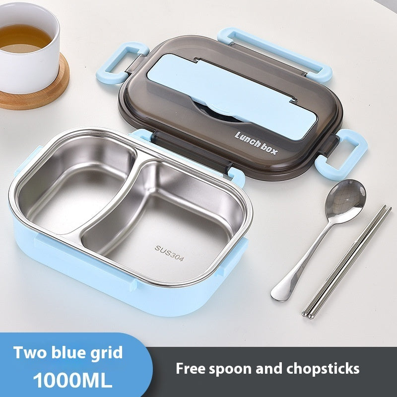 304 Stainless Steel Insulated Lunch Box Bento Box | Leakproof Food Container for Office, School & Travel