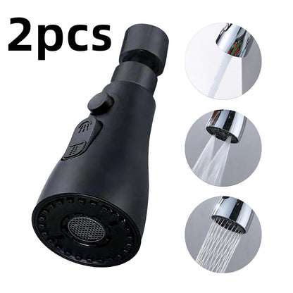 Universal 360° Rotating Faucet Sprayer – Anti-Splash Water Saving Tap Nozzle Adapter for Kitchen & Bathroom Sink