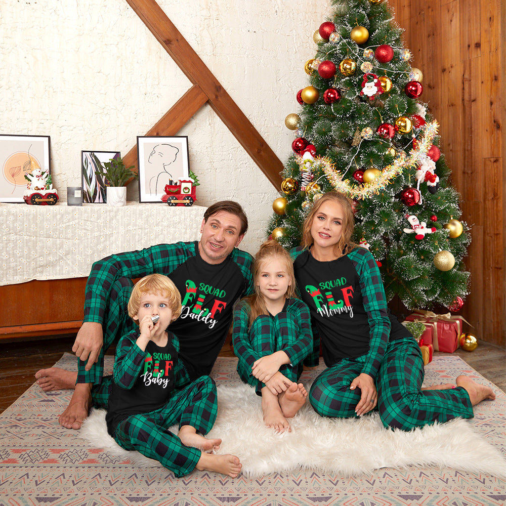 Christmas Parent Child Matching Pajamas Set | Printed Autumn Winter Family Homewear