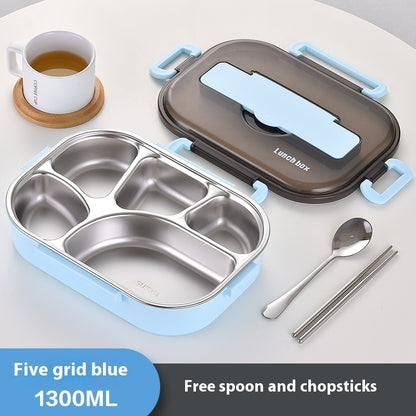 304 Stainless Steel Insulated Lunch Box Bento Box | Leakproof Food Container for Office, School & Travel