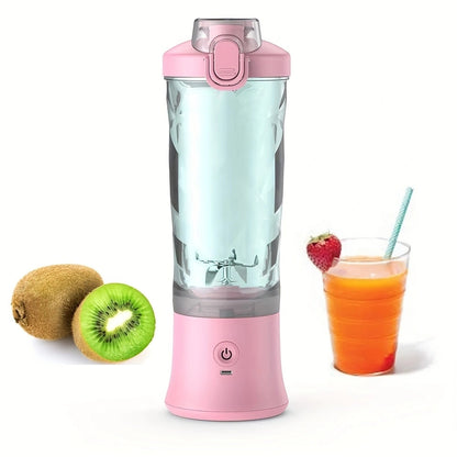 Portable 600ML Electric Blender – USB Rechargeable Personal Juicer & Smoothie Maker | Kitchen Gadget